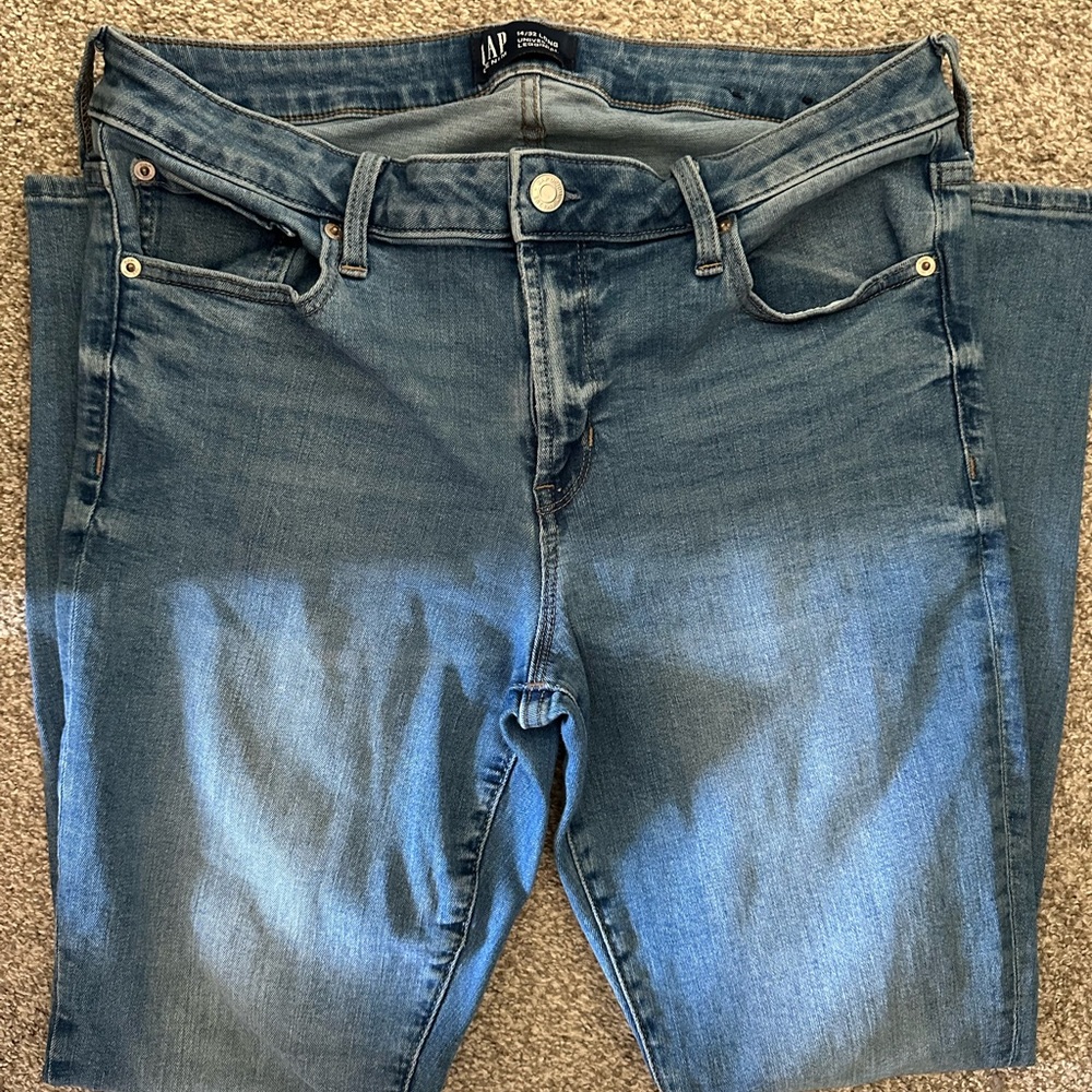 GAP Women's Skinny Jeans - Dark Blue